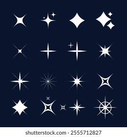 Different Types of Stars icon design