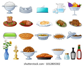 Different types of traditional food
