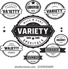 Different types of vintage design