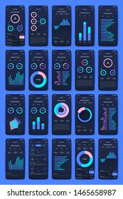 Different UI, UX, GUI screens and flat web icons for mobile apps, responsive website including Login, Create Account, Profile, Post, Inbox, Contact, Friends, Chat, Music, Setting and Calendar Screens.
