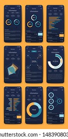 Different UI, UX, GUI screens and flat web icons for mobile apps, responsive website including Login, Create Account, Profile, Post, Inbox, Contact, Friends, Chat, Music, Setting and Calendar Screens.