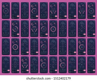Different UI, UX, GUI screens and flat web icons for mobile apps, responsive website including Login, Create Account, Profile, Post, Inbox, Contact, Friends, Chat, Music, Setting and Calendar Screens.