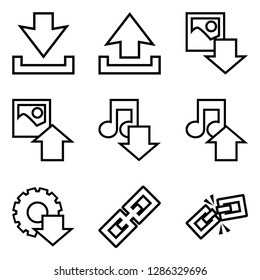 Different Upload or Download Media Links