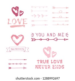 Different vector and decor elements