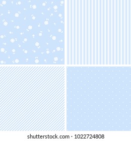 Different vector patterns. Texture can be used for wallpaper, pattern fills, web page background,surface textures.