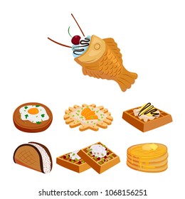 Different wafer cookies 