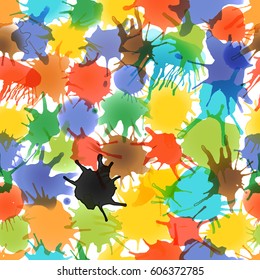 Distintos elementos de acuarela de fondo vectorial transparente