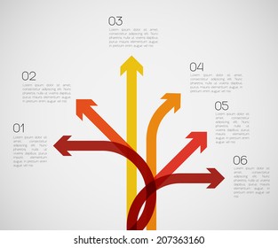 Different Way Infographics | EPS10 Vector