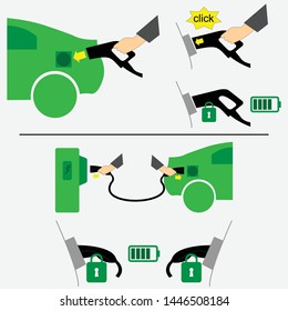Different ways of charging an electric car