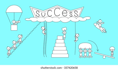 Different ways of success in business