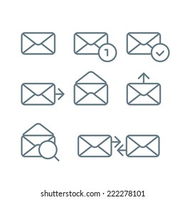 Different web browser icons set with rounded corners. Design elements