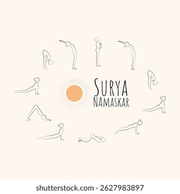 The different yoga postures done for fitness on daily basis