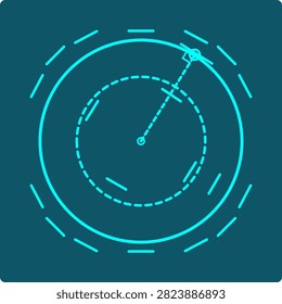 Differential Equation Icon - Slope Field with Tangent Solution Circle

A slope field of tangent line segments with a circular solution curve threading through them, each tangent to the field exactly where it passes.
