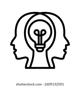 Differentiate Line Vector Illustration On White Background.