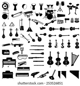  different-instruments-icon-set