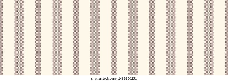 Difficult lines vector fabric, costume vertical textile pattern. Fantasy seamless stripe background texture in sea shell and pastel color.