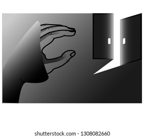 It is difficult to reach something when it is very close.