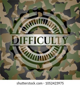 Difficulty camo emblem