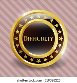 Difficulty gold badge
