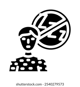 difficulty sleeping disease symptom glyph icon vector. difficulty sleeping disease symptom sign. isolated symbol illustration