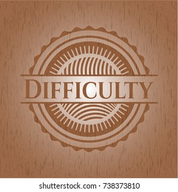 Difficulty wood signboards