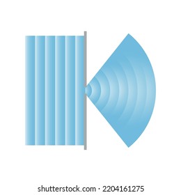 Diffraction Of Light Waves Diagram.