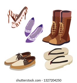 diffrent type of shoes