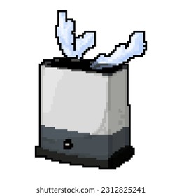 diffuse humidifier air game pixel art retro vector. bit diffuse humidifier air. old vintage illustration