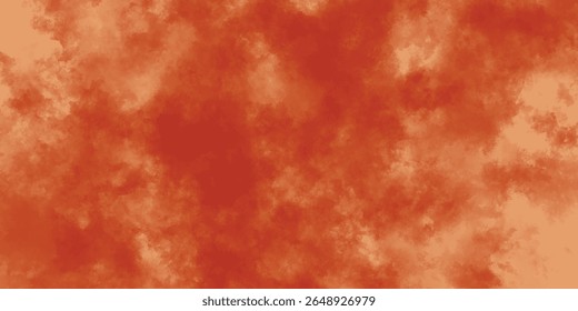 Blots difusos de tinta carmesim criando uma paisagem ardente de textura

