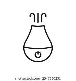 Diffuser bedroom icon vector basic design simple and modern concept graphic