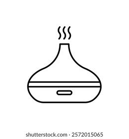 Diffuser icon in liner stroke style
