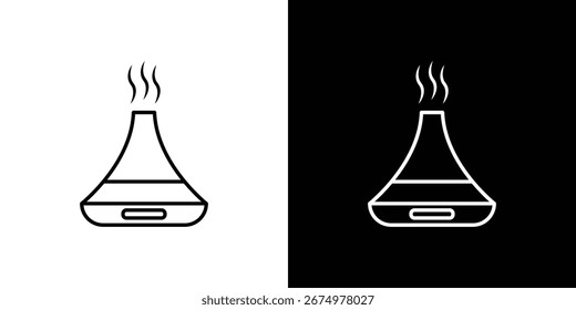 Conjunto de ícones do difusor, vetor e ilustração