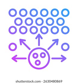 Elemento De Ícone De Difusão Para Design