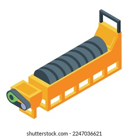 Dig equipment icon isometric vector. Work cave. Gold mine