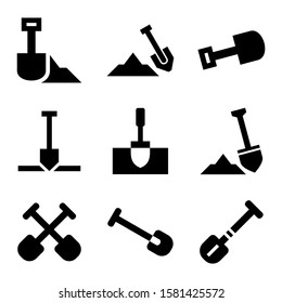 dig icon isolated sign symbol vector illustration - Collection of high quality black style vector icons
