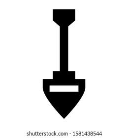 dig icon isolated sign symbol vector illustration - high quality black style vector icons
