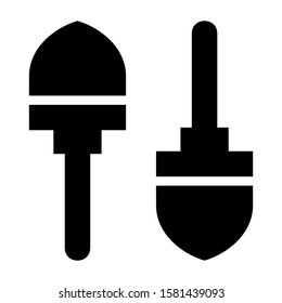 dig icon isolated sign symbol vector illustration - high quality black style vector icons
