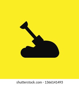 dig icon vector
