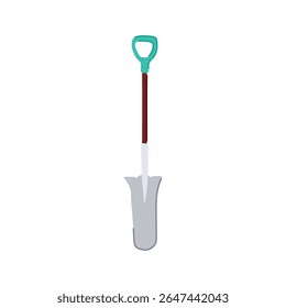 escavação árvore plantio caricatura pá. jardim do solo, ferramenta spade, lâmina terra escavação árvore plantio placa pá. símbolo isolado vetor ilustração
