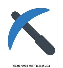 dig vector glyph color icon  