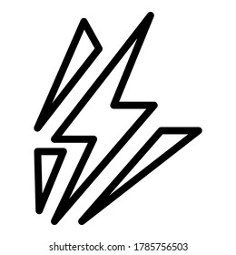 Icono de perno de digestión. Icono de vector de digestión de contorno para diseño web aislado en fondo blanco