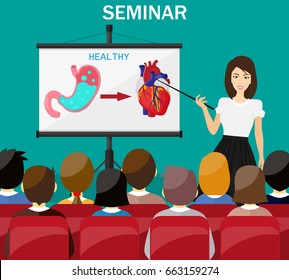 Digestion. Digestive tract, system. Healthcare. Flat style. Vector illustration