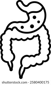 digestion nutrition stomach colon colorectal intestines abdomen gaster 6600