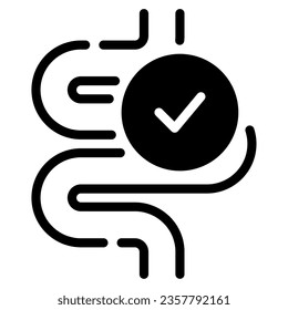 Digestive Health Icon Illustration for uiux, infographic, etc