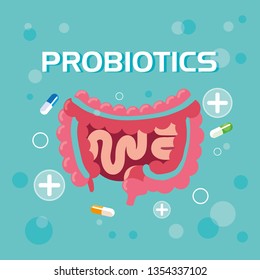 digestive system with probiotics medicines