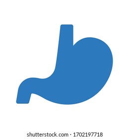 digestive system vector glyph color icon 