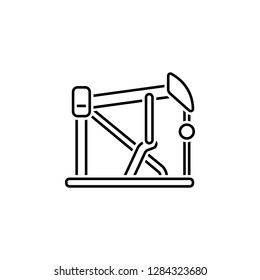 digger, petrol, oil icon. Element of earth pollution icon for mobile concept and web apps. Detailed digger, petrol, oil icon can be used for web and mobile