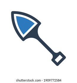 Digging equipment shovel tool icon