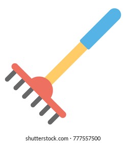 
Digging fork is a tool with metal top used for gardening 
