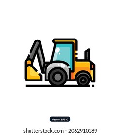 digging icon. Construction Related Vector Icons. building, construction, and home repair tools Icon Concept. Vector EPS10